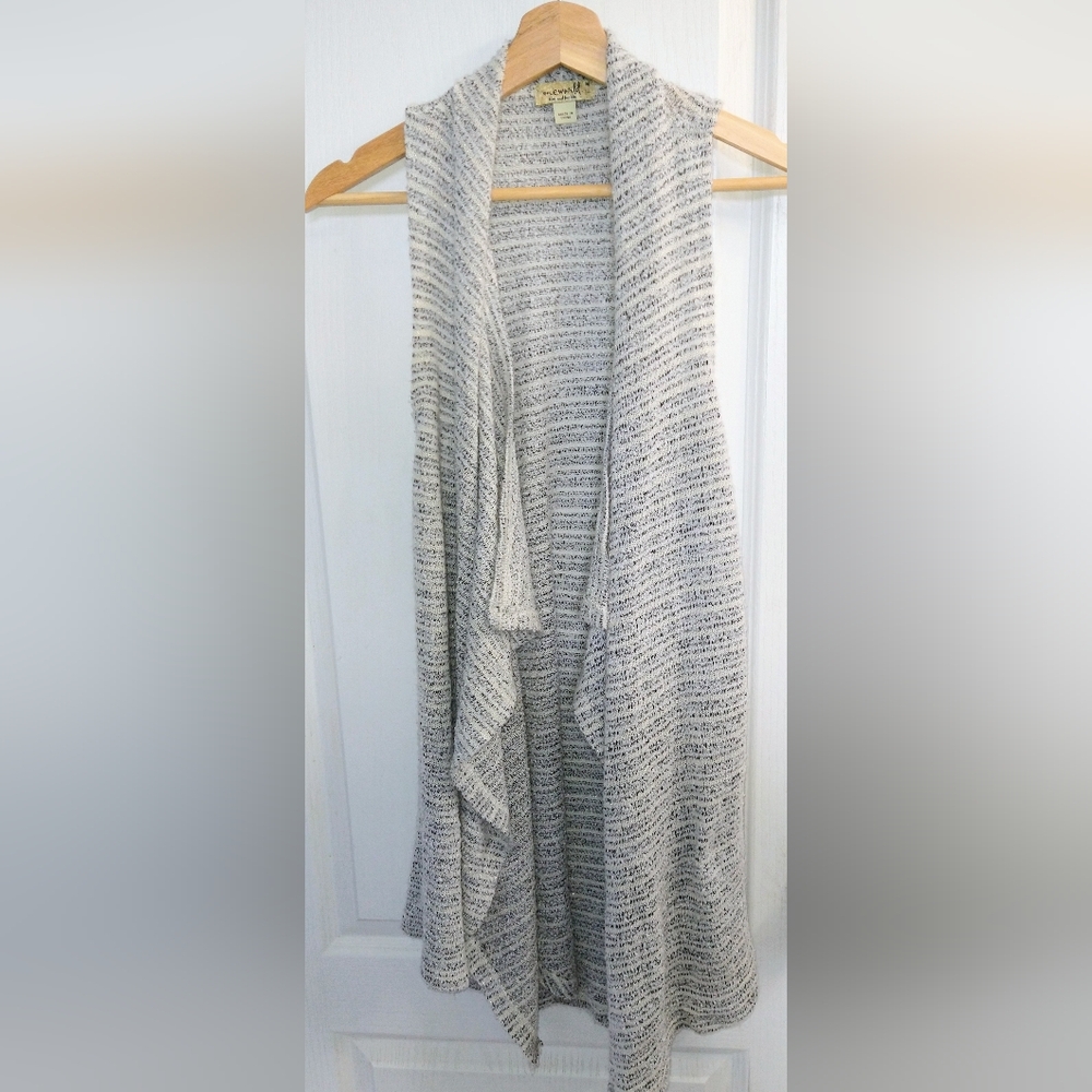 ONE WORLD Waterfall Boho Sweater Vest